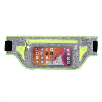 XL Sports Midjepaket Lycra Material Midjeväska för iPhone 12 Pro Max etc. Telefon inom 7 tum