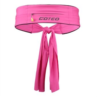 COTEO Reflekterande sportväska Milk Silk Band Bältespåse Multifunktionell mobiltelefonnyckelväska för löpning