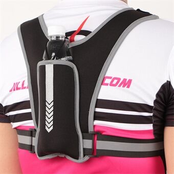 Reflexvästväska Fitness vattenflaska Miniryggsäck Outdoor Mobiltelefon bröstväska för löpning, vandring