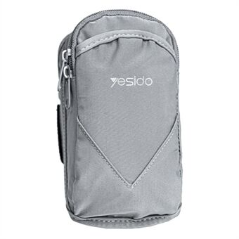 YESIDO WB12 Nylon+Lycra+TPU Sportarmband Pouch Arm Bag Outdoor Bärväska för mobiltelefon, mynt, kontanter