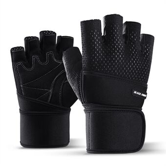 KYNCILOR A0096 Half Finger Gym Fitness Weightlifting Compression Wrist Support Anti-slip Training Gloves