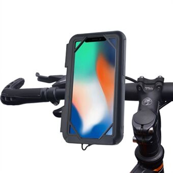 Motorcykel Cykel Backspegel Vattentät Telefonfodral Hållare Cykeltelefon GPS- Stand