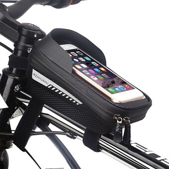RZAHUAHU vattentätt hårt skal cykeltelefonväska cykelram topprör pekskärm cykeltelefonväska för mobiltelefon under 