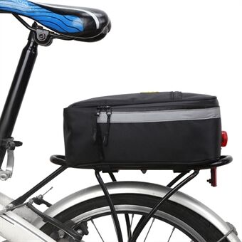 B-SOUL Cykel MTB Vägscykelväska Reflekterande Bakre Rack Tail Packväska Cykelförvaringsväska med Säkerhetsbakljus
