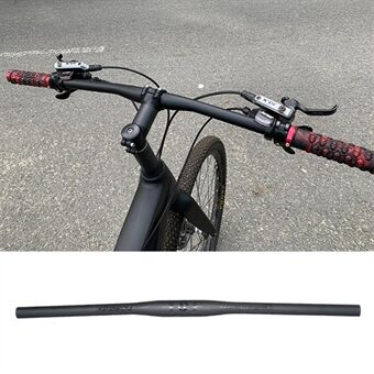 TOSEEK 31,8 mm fullkolfiber mountainbikestyre handtag cykeldel - platt styre 640 mm
