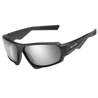 WEST BIKING YP0703140 Cykel Cykling Polariserade glasögon Outdoor Vindtäta Anti-UV-solglasögon - Svart / Silver