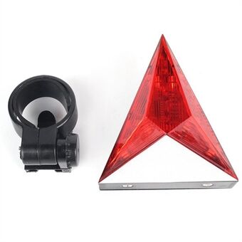 LEADBIKE Outdoor Utomhuscykling Triangel Cykelbaklykta Vattentät Cykelvarning LED-ljuslampa (utan batteri)