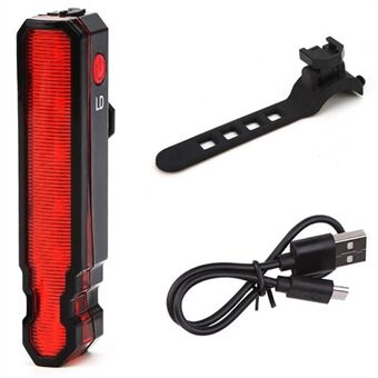 LEADBIKE LD51 Cykel Cykel Laser LED Bakljus USB Uppladdningsbar Vattentät säkerhetsvarningslampa Bakljus