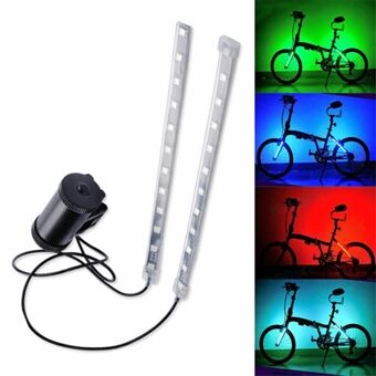 LEADBIKE A106 1 par LED-cykelhjulljus Ljus färgglad cykelram Rörljus MTB baklykta USB uppladdningsbar