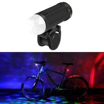 LEADBIKE LD57 Cykel Roterande LED-ljus Nattcykling Cykelsäkerhet Varningslampa Atmosfärsljus