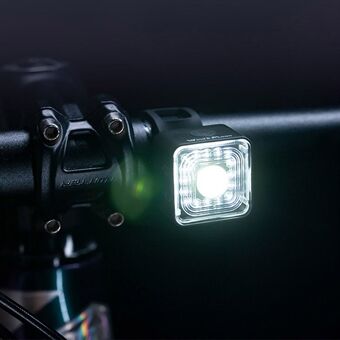 WIND & MOON WT06 Cykelstrålkastare Vattentät USB Uppladdningsbar cykelfrontljus Säkerhetsvarningslampa