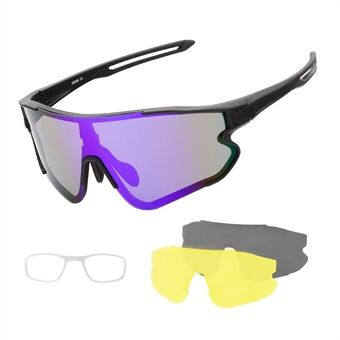 XQ-HD XQ-548 Cykelsolglasögon Cykelglasögon Goggle Ridning Outdoor Sports Fiskeglasögon med utbytbar lins