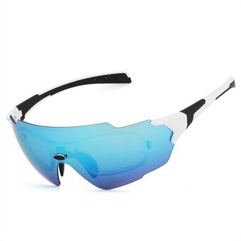 XQ-HD XQ-552 Outdoor sportcykelglasögon utan ram UV-skyddsglasögon för män, kvinnor