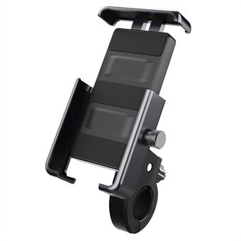 QX-21 360 grader roterbar cykel Motorcykelstyrefäste Telefonhållare Stötsäker Cykel Mobiltelefon GPS-fäste