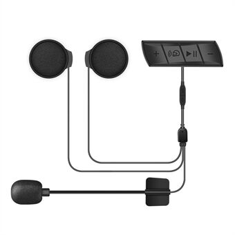 M7 Trådlösa hörlurar Bluetooth 5.0 Hjälm Headset Stereoljud Vattentät Autosvarshörlur med FM-radio
