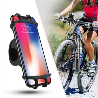 FLOVEME Cykel Silikon Telefonhållare för 4-6,3 tums telefoner