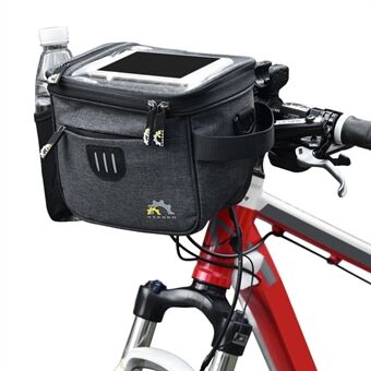3L cykeltelefonväskor med pekskärm Telefonficka Vattentät cykelrörsfäste