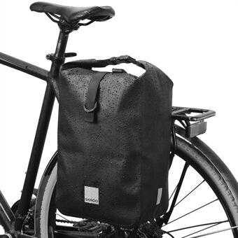 SAHOO multifunktionell cykel baksätes bagagerumsväska med stor kapacitet Vattentät cykelväska axelhandväska