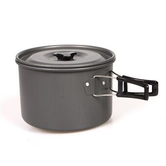 HALIN Campingköksredskap i aluminium Outdoor picknick kokande gryta Tekanna för matlagning (BPA-fri, ingen FDA-certifierad), storlek: L