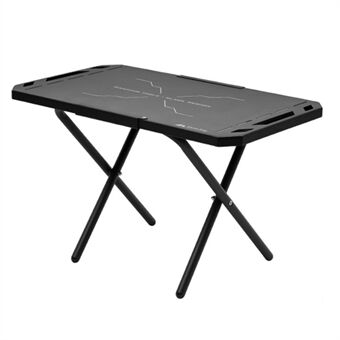 SHINETRIP A446-H00 Outdoor hopfällbart bord Bärbart litet skrivbord Taktiskt bord i rostfritt Steel för picknickgrill
