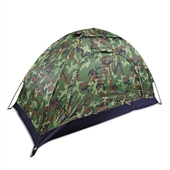 1-2 person UV- Outdoor vindtätt tält för campingfiskeklättring - kamouflage
