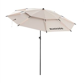 BLACKDOG BD-SM Stort parasoll Portabelt Outdoor UPF50+ UV-skydd Vindtätt solskydd för sand, uteplats, trädgård