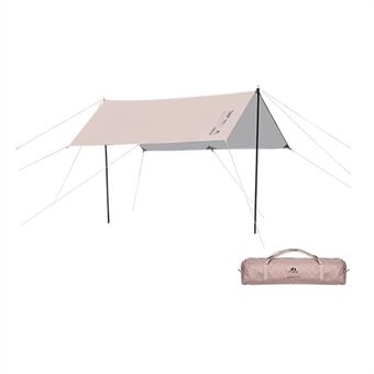 SHINETRIP A463-S00 Camping Tarp 210D Silverbelagd Oxfordduk UV-skydd Outdoor , storlek S - guld