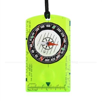 Outdoor multifunktionell kompasskartaskala med rem för vandring, camping, vandring