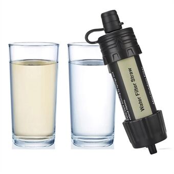 K8625 BPA-fritt Outdoor - Vattenfiltreringssystem - Vattenrenare - FDA-certifierad - Svart