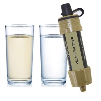 K8625 BPA-fritt Outdoor - Vattenfiltreringssystem - Vattenrenare - FDA-certifierad - Svart/grön