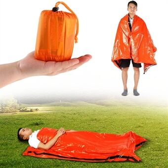 Bärbar Outdoor Termisk PE-överlevnadsväska för campingresor och vandring
