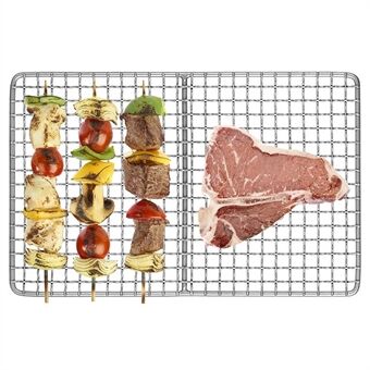 Ultralätt titan grillplatta Grill BBQ Trådnätsställ Nätplatta för Outdoor