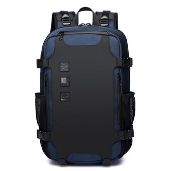 OZUKO Ryggsäck Stor kapacitet 16-tum bärbar ryggsäck med USB-port Vattentät reseryggsäck