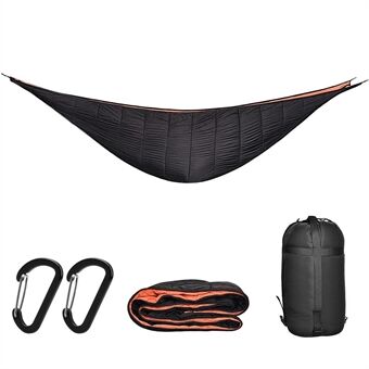 Ultralätt hängmatta undertäcke med kompressionssäck för campingvandring och ryggsäcksresor