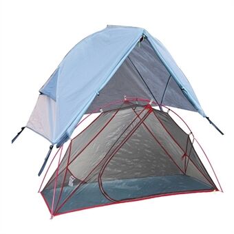 1 person tält vattentätt Oxford tyg tält spjälsäng Set Outdoor Camping Reser