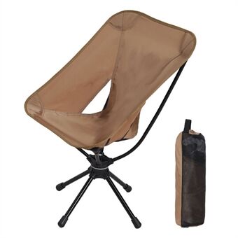 HALIN utomhus hopfällbar stol 360 graders rotation portabel månstol för camping, vandring och fiske.