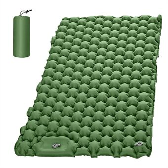 2-personers lätt campingmatta Bärbar luftmadrass Vattentät uppblåsbar liggunderlag för vandring på ryggsäck (ingen kudde)