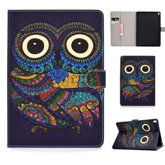 Pattern Printing PU Leather Protection Shell [Wallet Stand] for iPad Pro  (2017)/(2019)