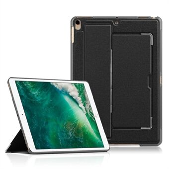 För iPad Pro 10,5-tum (2017) PU-läder Mjukt TPU-skalskydd Roterande skaft Kickstand Tablet-fodral