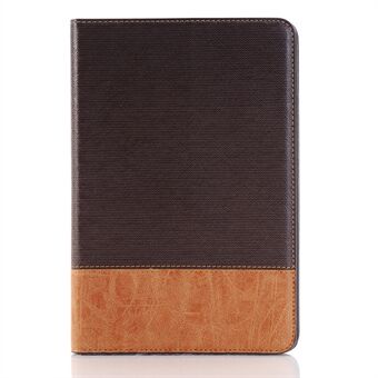 Cross Texture Contrast Color för iPad mini 4 Läderfodral plånboksfodral