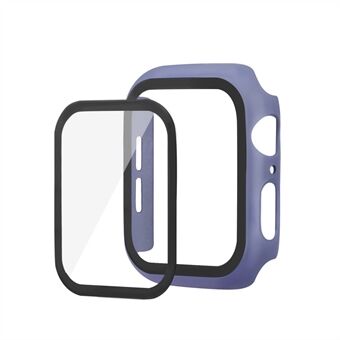 Prince För Apple Watch Series 5/4 44mm PC-ram + härdat glasskydd Smart Watch-fodral