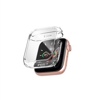 TPU ramskydd med härdat glas skärmskydd för Apple Watch Series 6/5/4 / SE 44mm