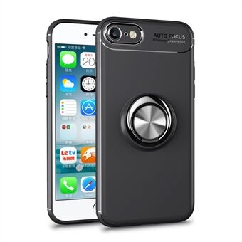 Magnetic Finger Ring Kickstand TPU Back Case for iPhone 7/8/SE (2022)/SE (2020) 
