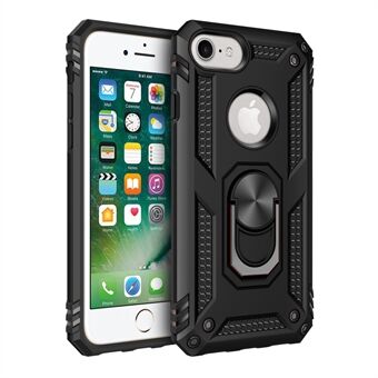 For iPhone 7 / iPhone 8 / iPhone SE 2020/2022, Hybrid PC TPU Kickstand Armor Style Phone Cover