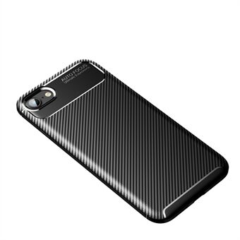 Carbon Fiber TPU Soft Cell Phone Case for iPhone 7 / iPhone 8 / iPhone SE 2020/2022