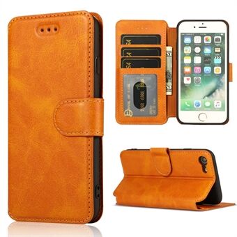 PU Leather + TPU Wallet Stand Phone Cover for iPhone SE (2020)/SE (2022)/8/7