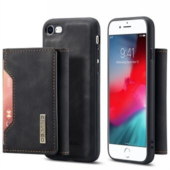 DG.MING M2-serien multifunktionell magnetisk löstagbar plånbok Kickstand Flip Hybrid-fodral för iPhone 7 / iPhone 8 / iPhone SE 2020/2022
