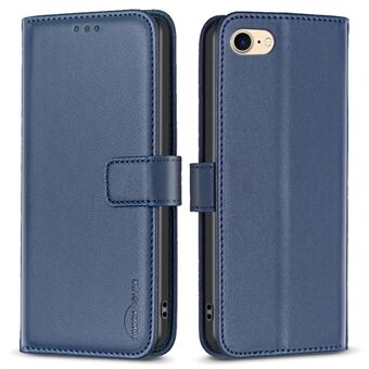 BINFEN COLOR BF17 För iPhone 6 / iPhone 6S / iPhone 7 / iPhone 8 / iPhone SE 2020/2022, PU-läder Telefonfodral Stand Flip Wallet Cover