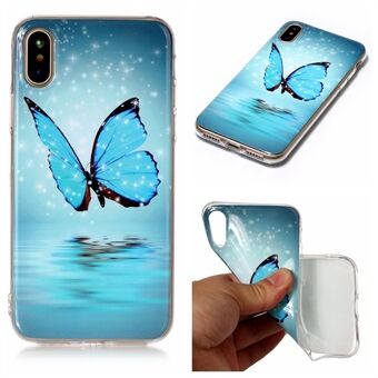 Luminous IMD Patterned TPU Cover for iPhone XS / X/Ten 