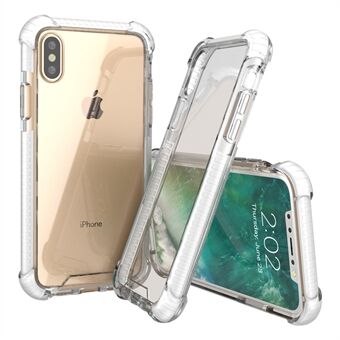 Crystal Clear Acrylic + TPU Hybrid Case for iPhone X / Ten 